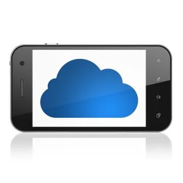 Cloud computing concept Stock Illustration