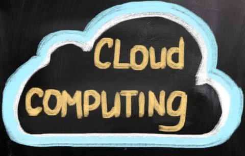 Cloud Computing Concept Stock Illustration