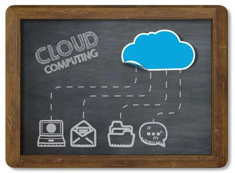 Cloud Computing Concept Stock Illustration