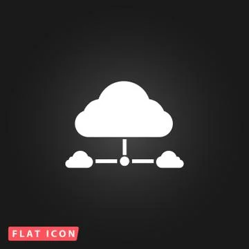 Cloud computing concept Stock Illustration