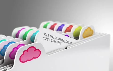 Cloud Computing Concept 스톡 일러스트