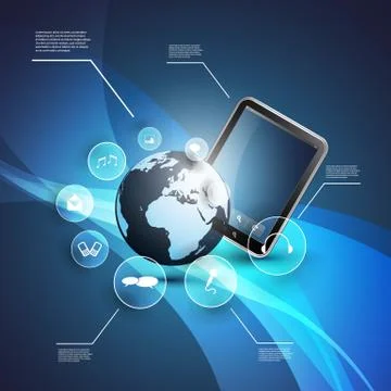 Cloud Computing Concept Stock Illustration