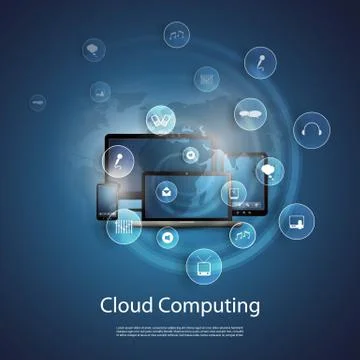 Cloud Computing Concept イラスト素材