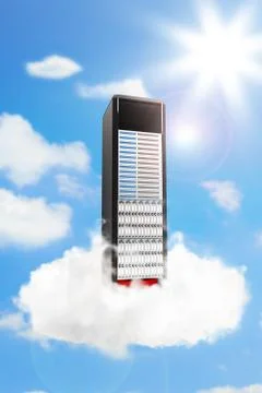 Cloud Computing Concept Stock-Illustration