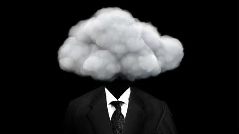 Cloud computing concept Stock Illustration