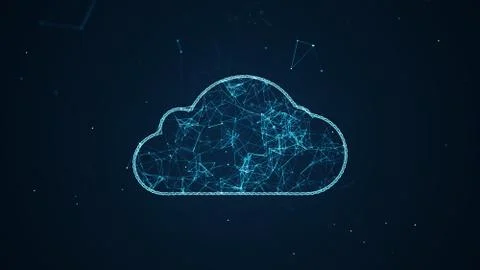 Cloud computing concept. Stock Illustration