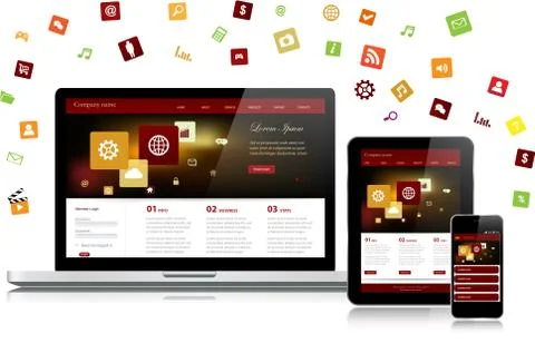 Cloud computing concept Stock Illustration