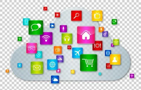 Cloud Computing concept イラスト素材