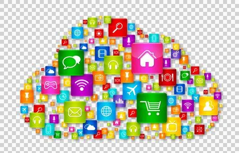 Cloud Computing concept Stock-Illustration