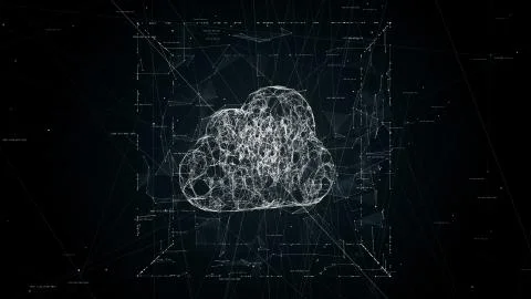 Cloud computing concept illustration イラスト素材