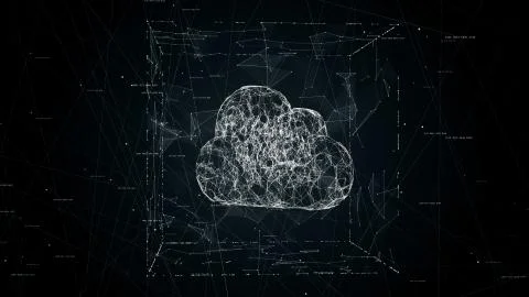 Cloud computing concept illustration Stock-Illustration