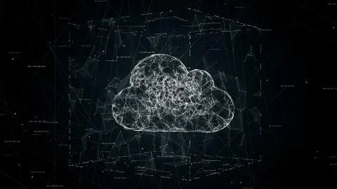 Cloud computing concept illustration Stock-Illustration