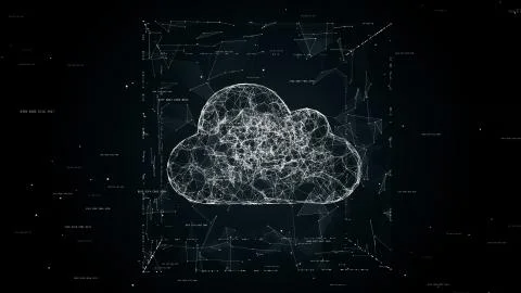 Cloud computing concept illustration Stock-Illustration