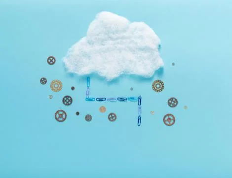 Cloud computing concept image Stock Photos
