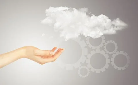 Cloud computing concept Stock Photos