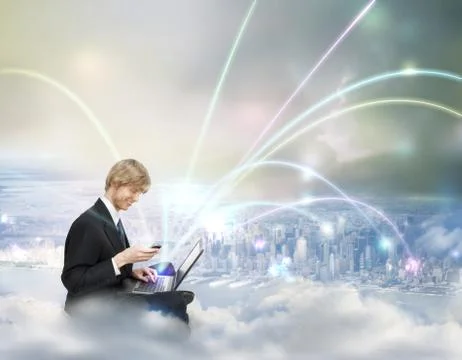 Cloud computing concept Foto stock