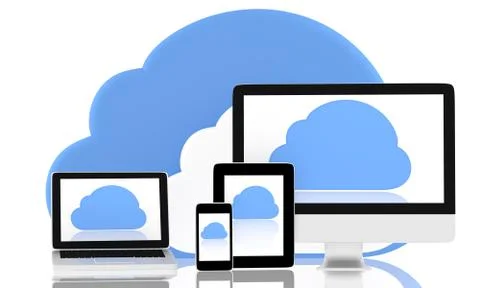Cloud computing concept Stock Photos