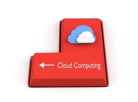 Cloud computing concept Stock Photos