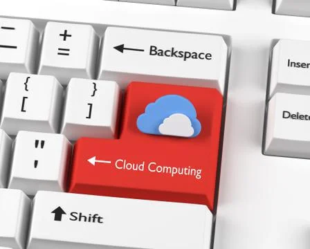Cloud computing concept Stock Photos