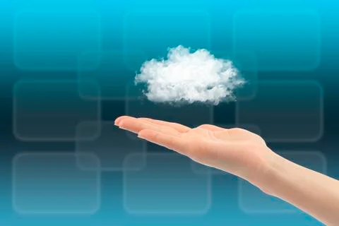 Cloud computing concept 写真素材