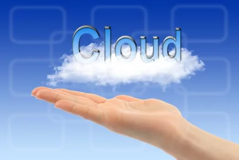 Cloud computing concept Stock Photos
