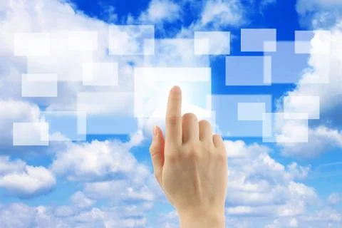Cloud computing concept Foto stock