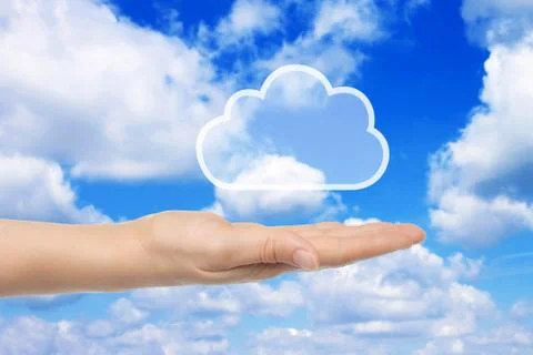 Cloud computing concept . Foto stock