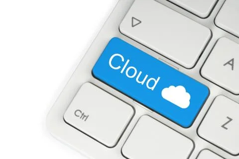 Cloud computing concept . Stock Photos
