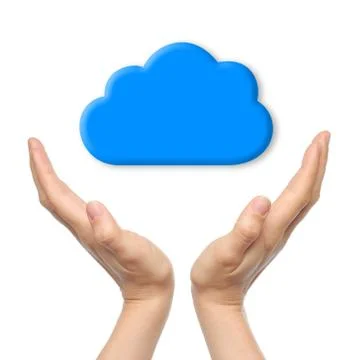 Cloud computing concept . Stock Photos