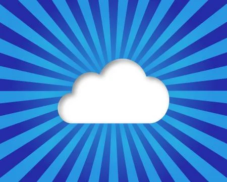 Cloud computing concept. Foto stock