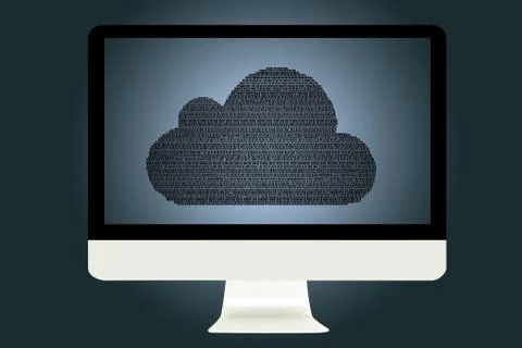 Cloud computing Concept 写真素材