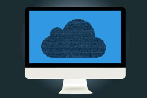 Cloud computing Concept 스톡 사진