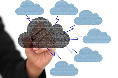 Cloud computing Concept Stock Photos