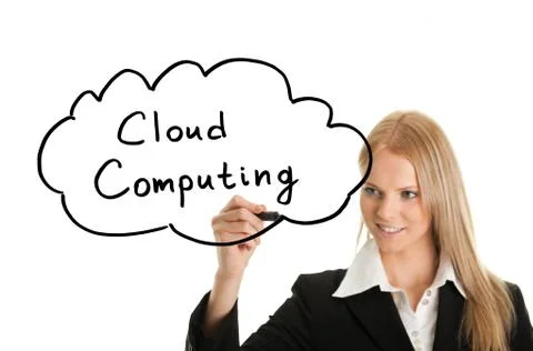 Cloud computing concept Foto stock