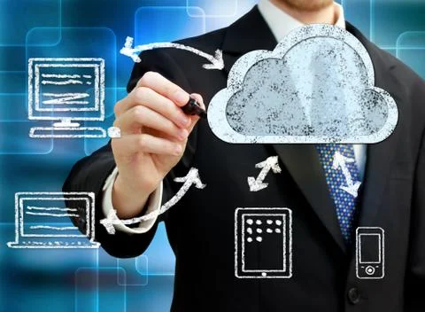 Cloud Computing Concept Stock Photos
