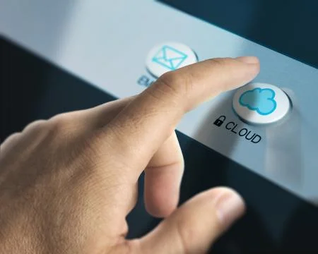 Cloud Computing Concept 스톡 사진
