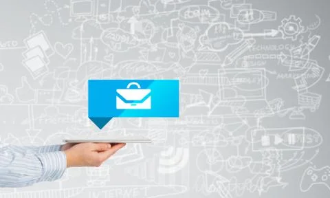 Cloud computing concept Stock Photos