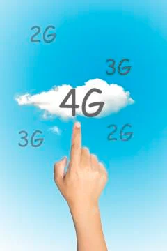 Cloud computing concept Stock Photos