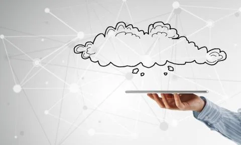 Cloud computing concept Stock-Fotos