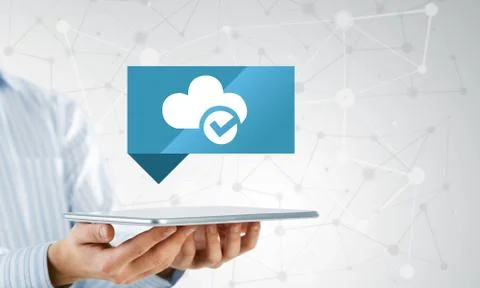 Cloud computing concept Stock Photos