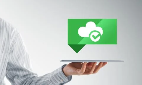 Cloud computing concept 스톡 사진