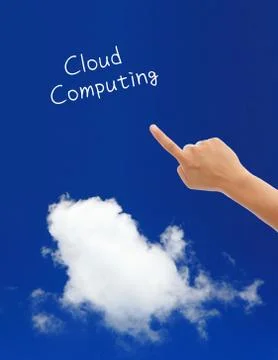 Cloud computing concept Stock Photos