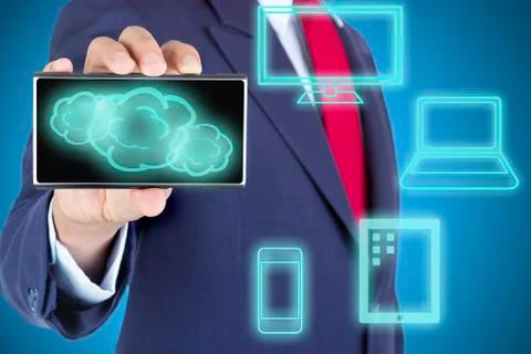 Cloud Computing concept Stock Photos
