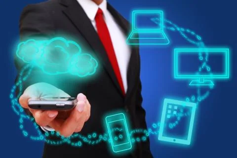 Cloud Computing concept Stock Photos