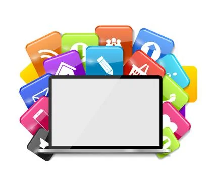 Cloud Computing Concept Vector Illustration イラスト素材