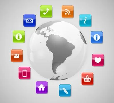 Cloud Computing Concept Vector Illustration 스톡 일러스트