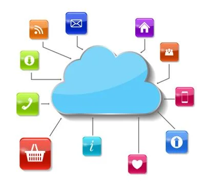 Cloud Computing Concept Vector Illustration Stock Illustration