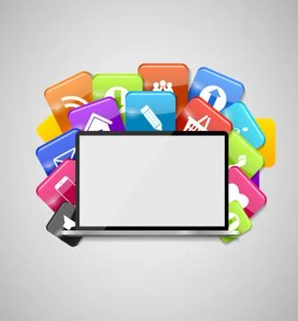 Cloud Computing Concept Vector Illustration Stock Illustration