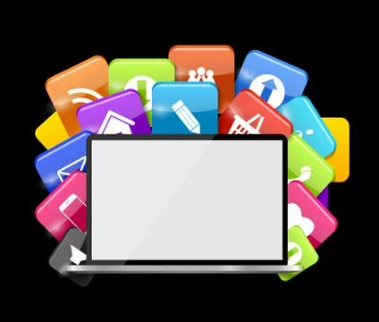 Cloud Computing Concept Vector Illustration 스톡 일러스트