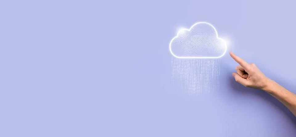 Cloud computing concept,cloud for transfer data.Cloud computing, big data cen 스톡 사진